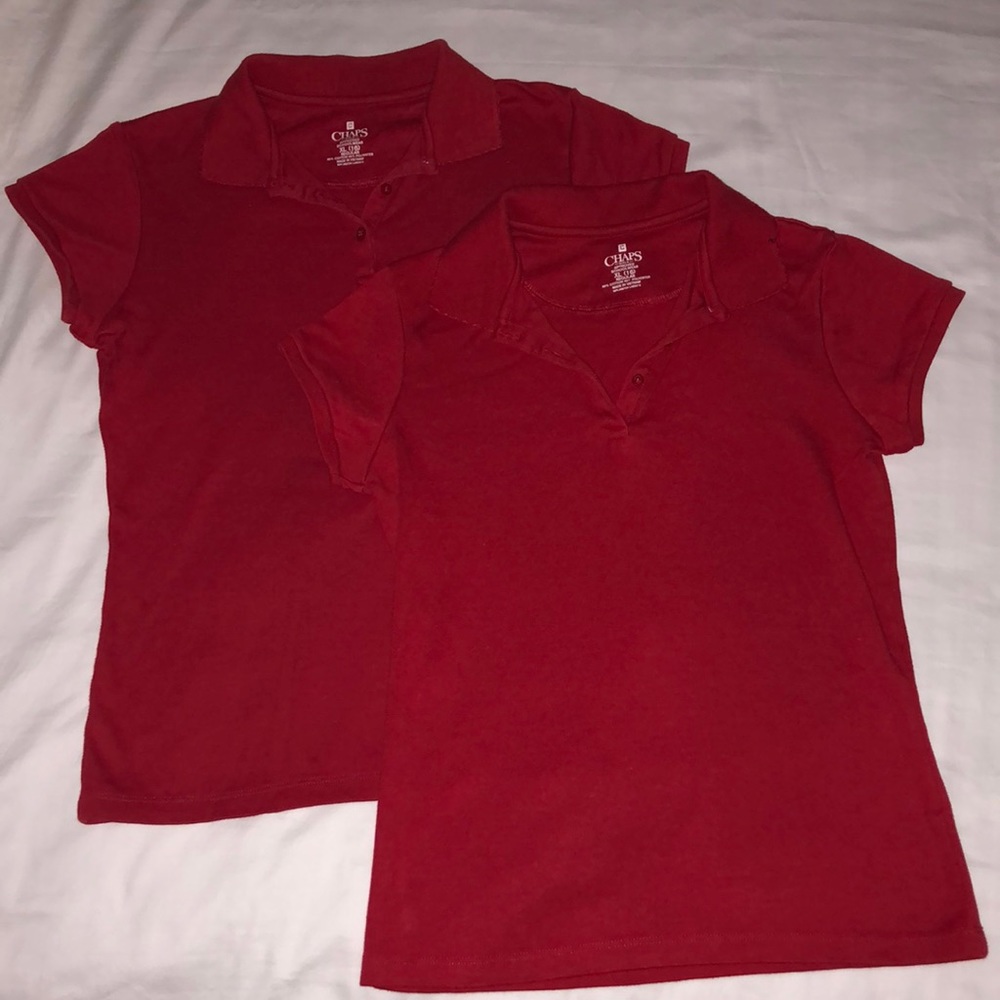 CHAPS RED POLO SHIRT SIZE XL